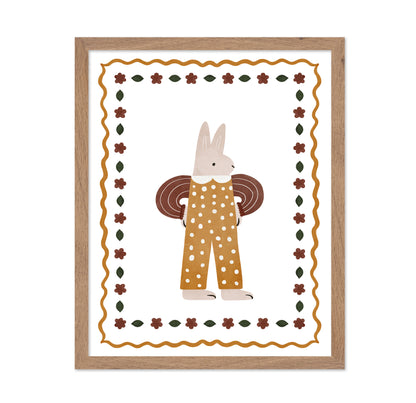 Bunny in Overalls