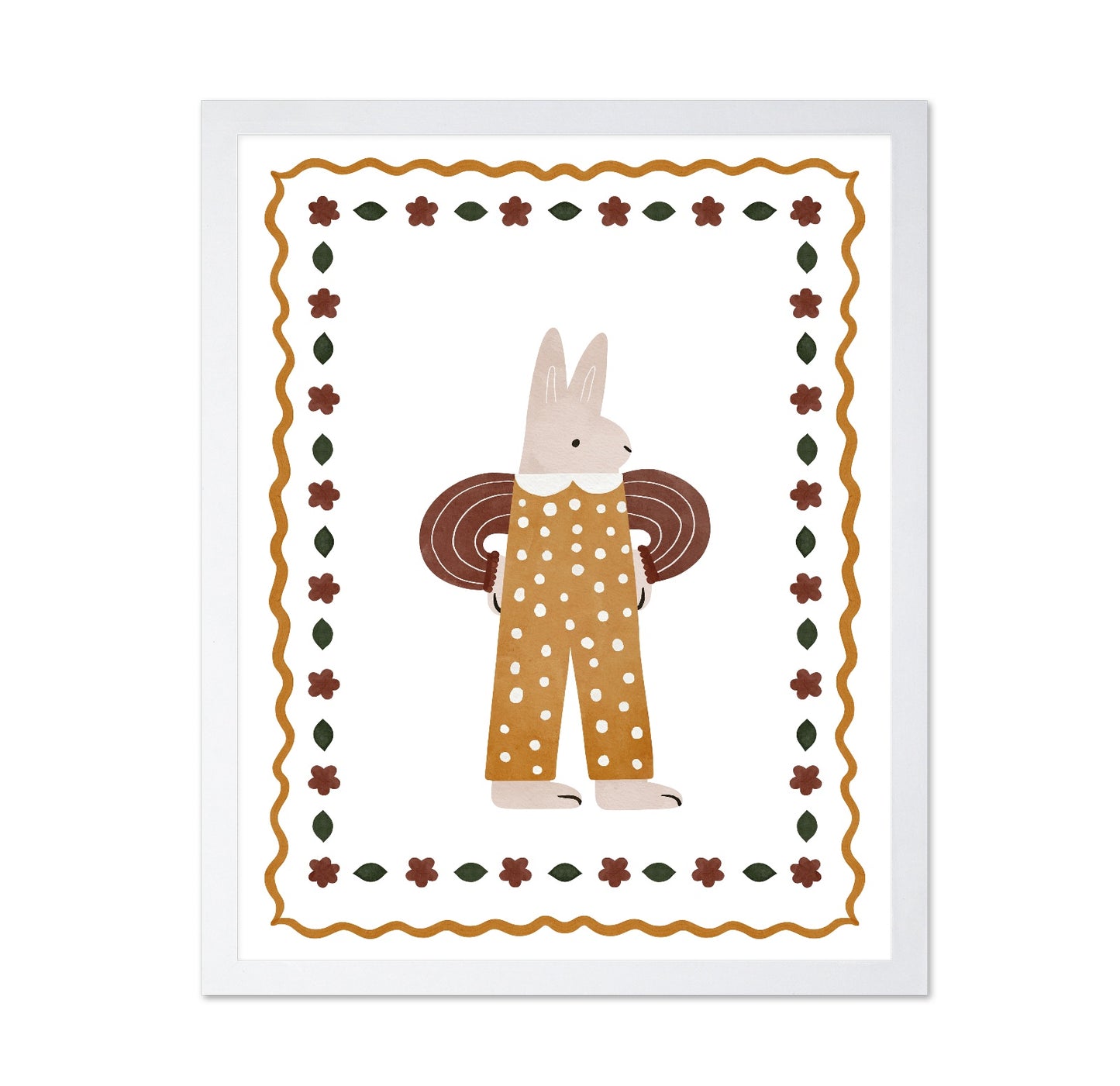 Bunny in Overalls
