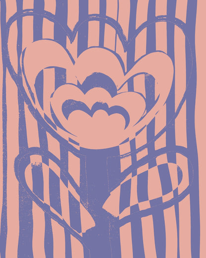Layered Heart Pattern