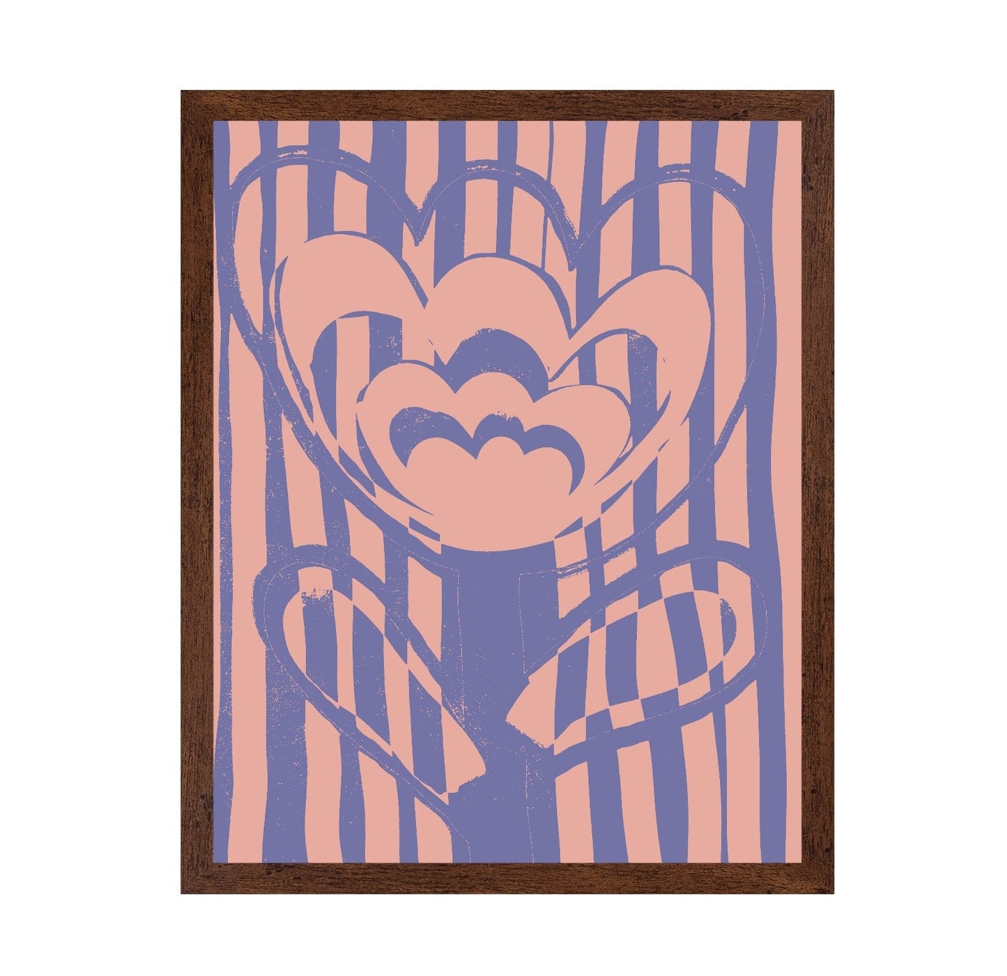 Layered Heart Pattern