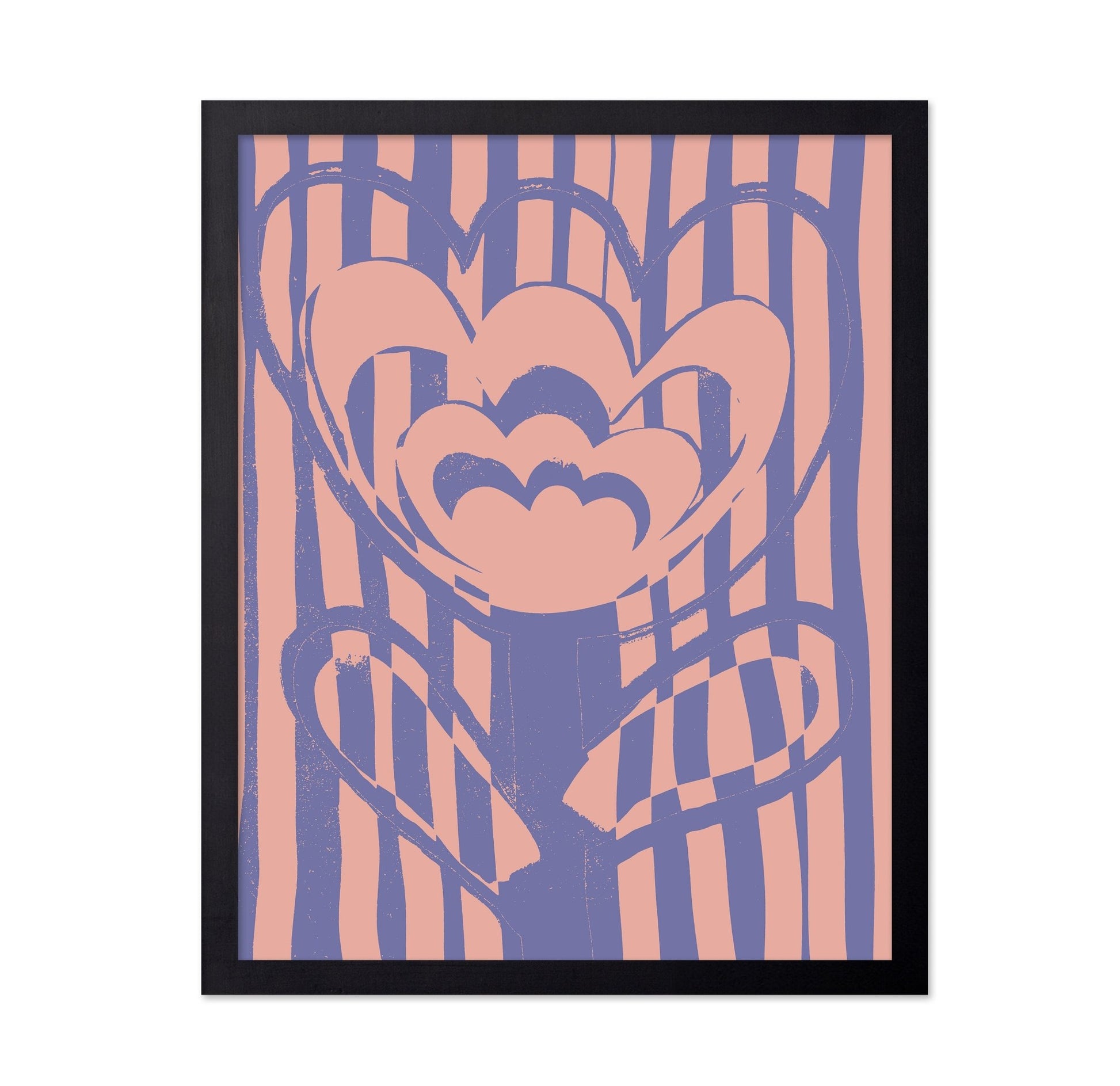 Layered Heart Pattern