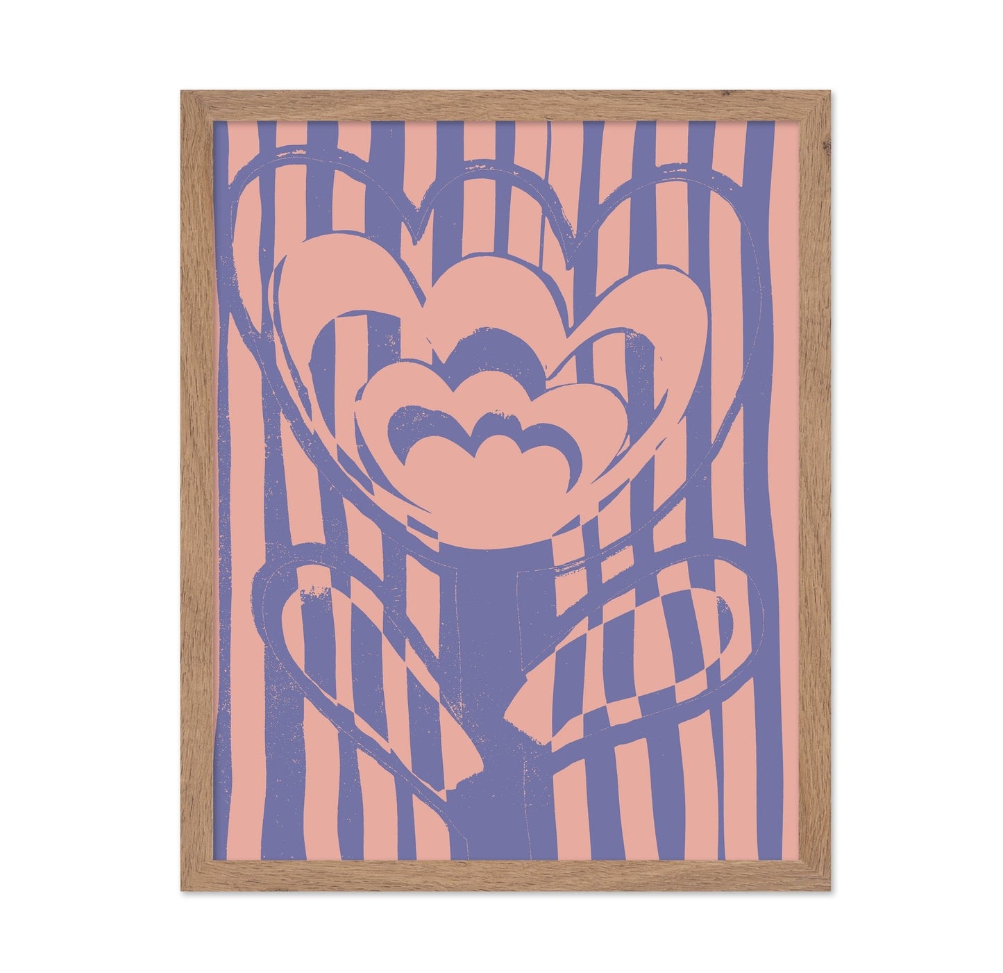 Layered Heart Pattern