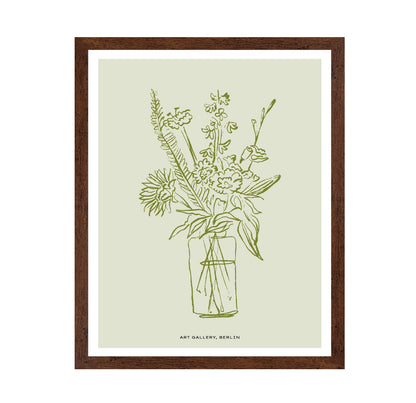 Botanical Line Bouquet No2