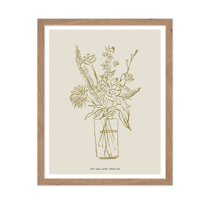 Botanical Line Bouquet No2