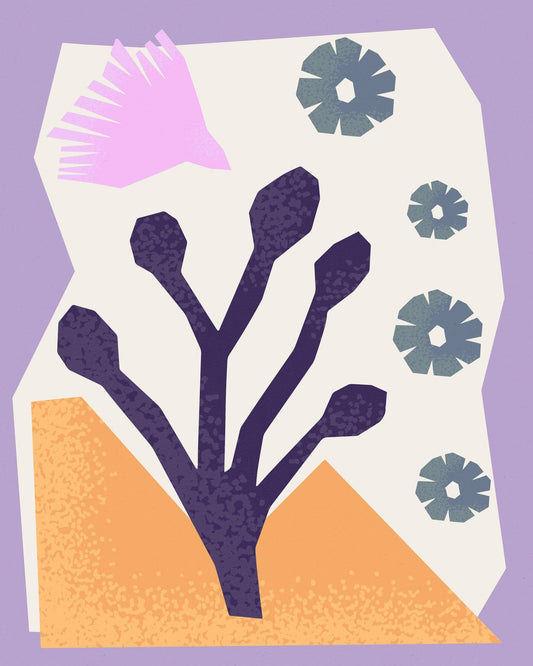 Abstract Desert Plant
