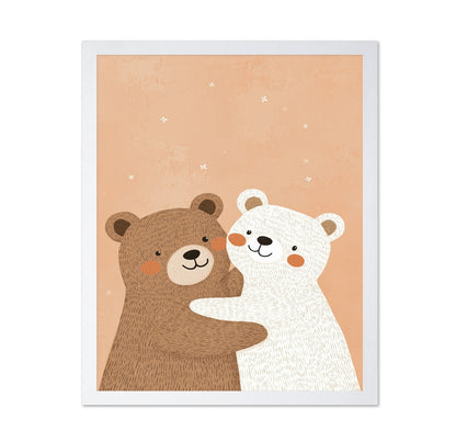 Hugging Bear Friends