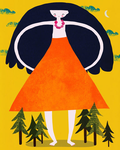 Giant Girl Landscape