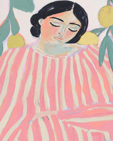 Lemon Dress Portrait