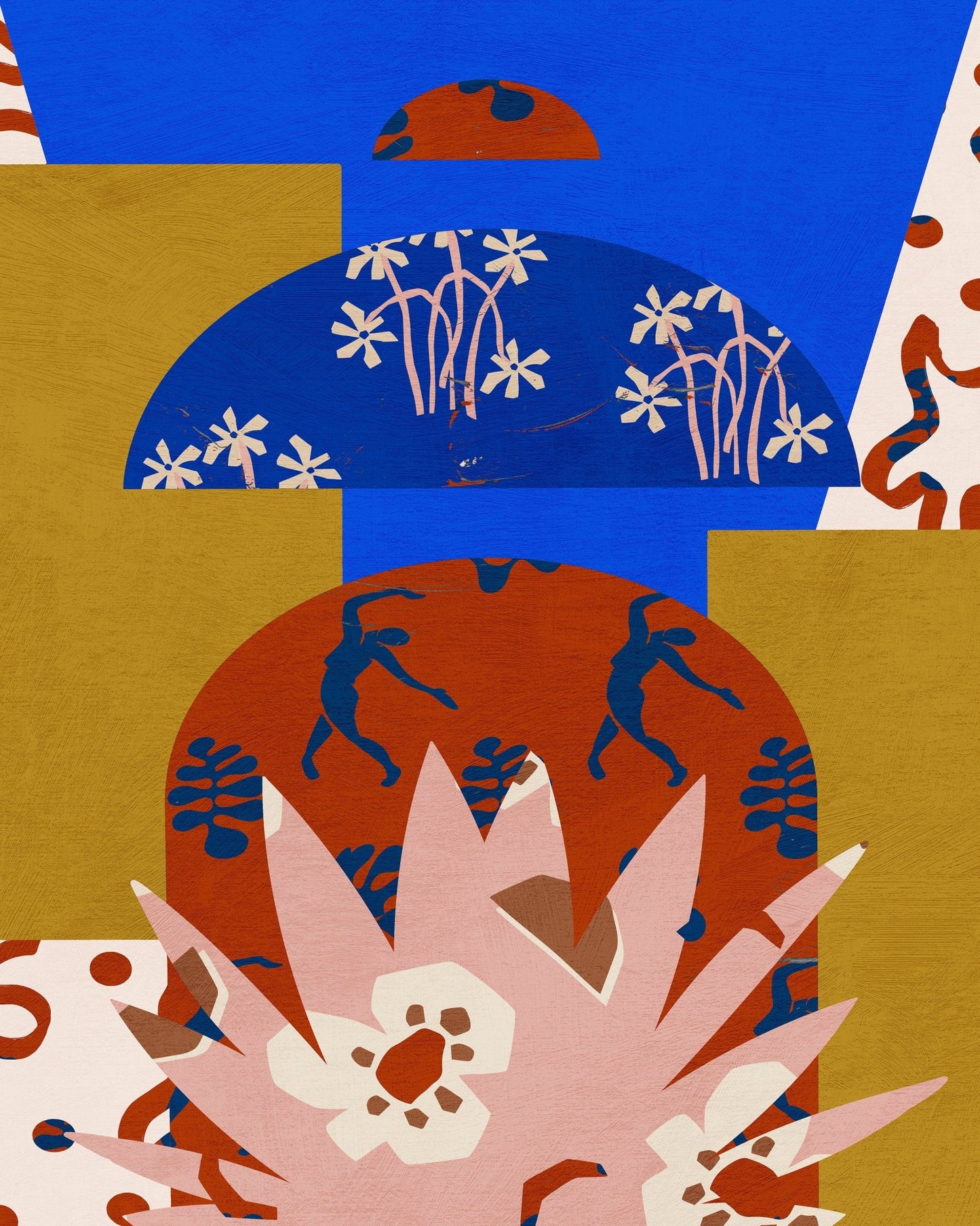 Patterned Floral Layers