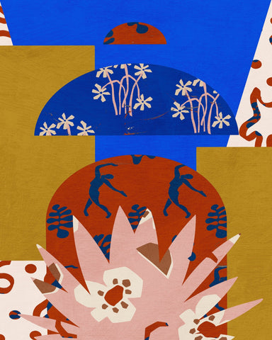 Patterned Floral Layers