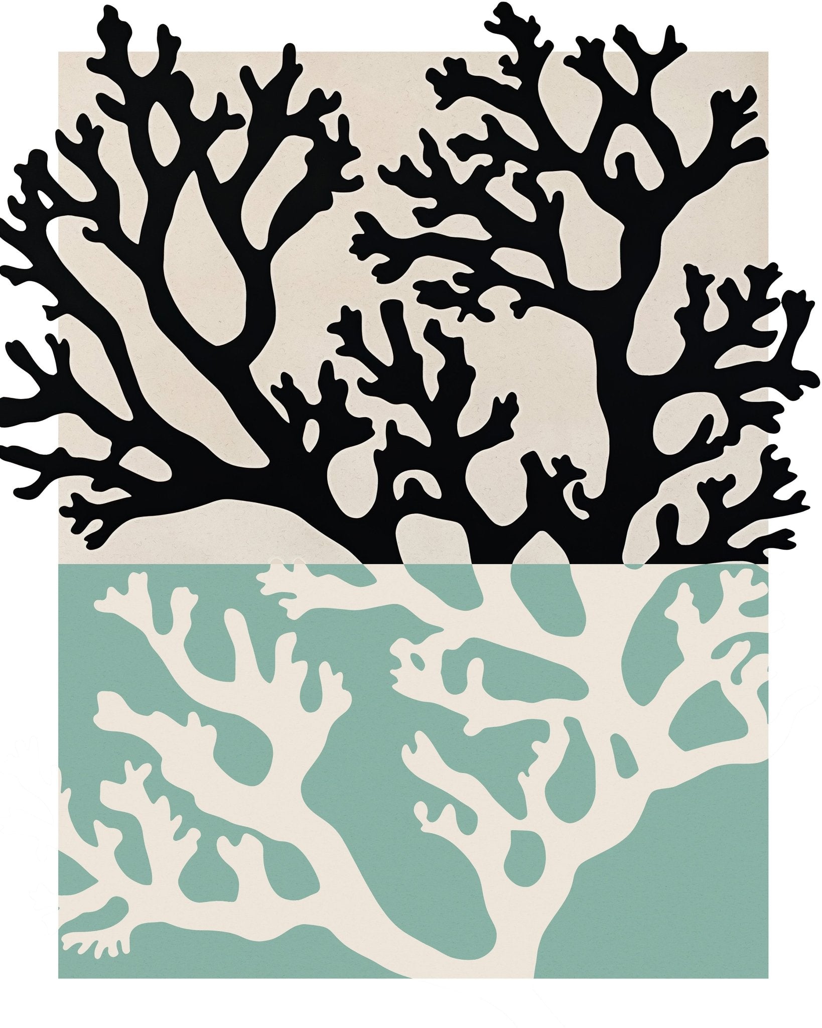 Coral Reef Silhouette