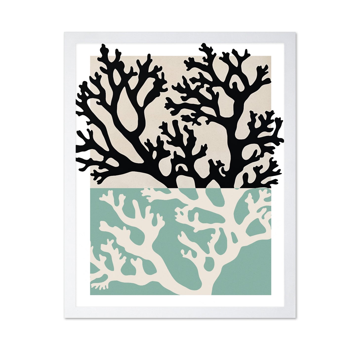 Coral Reef Silhouette