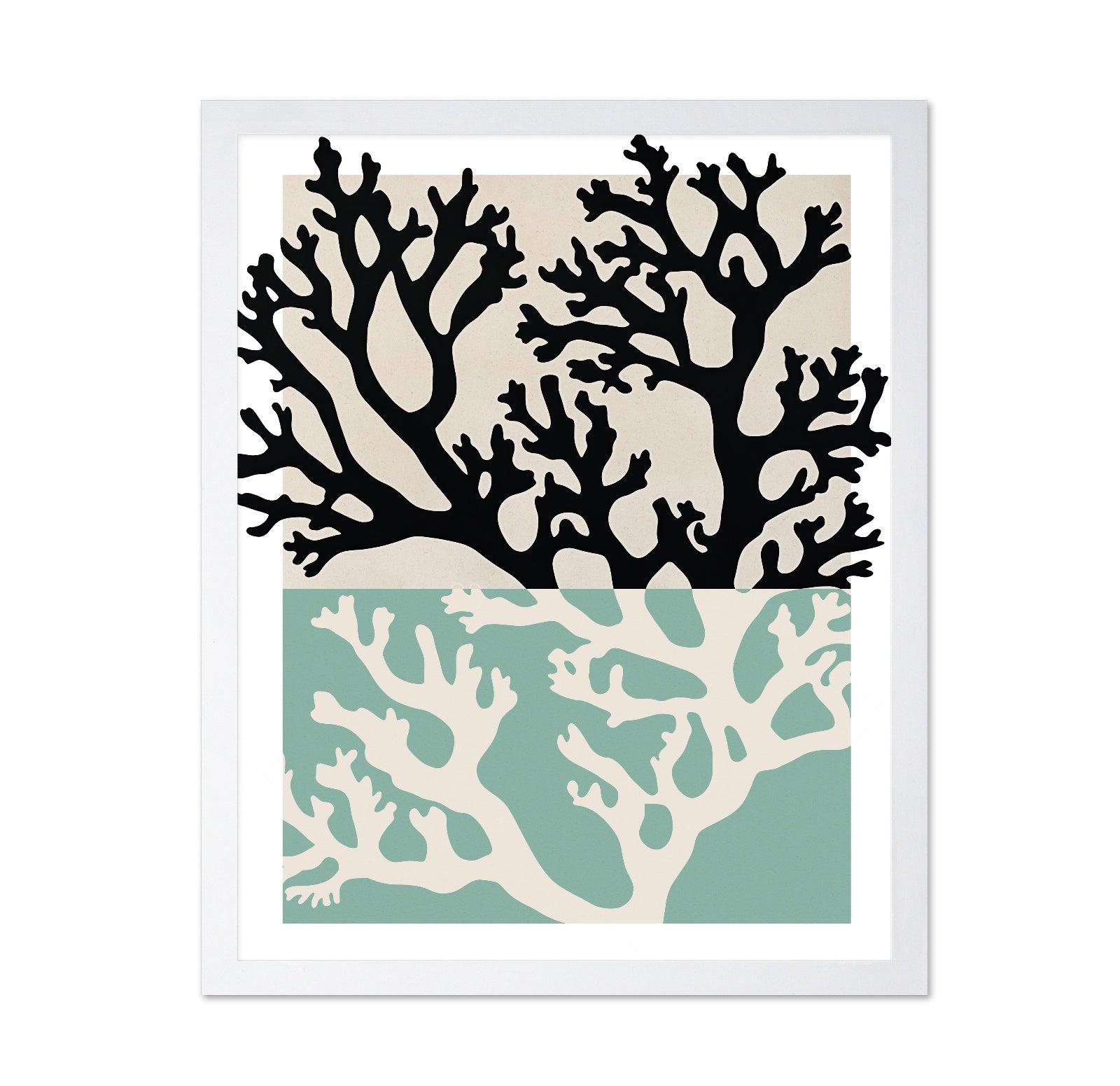 Coral Reef Silhouette