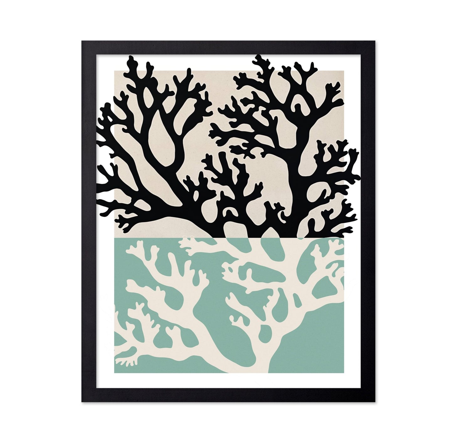 Coral Reef Silhouette