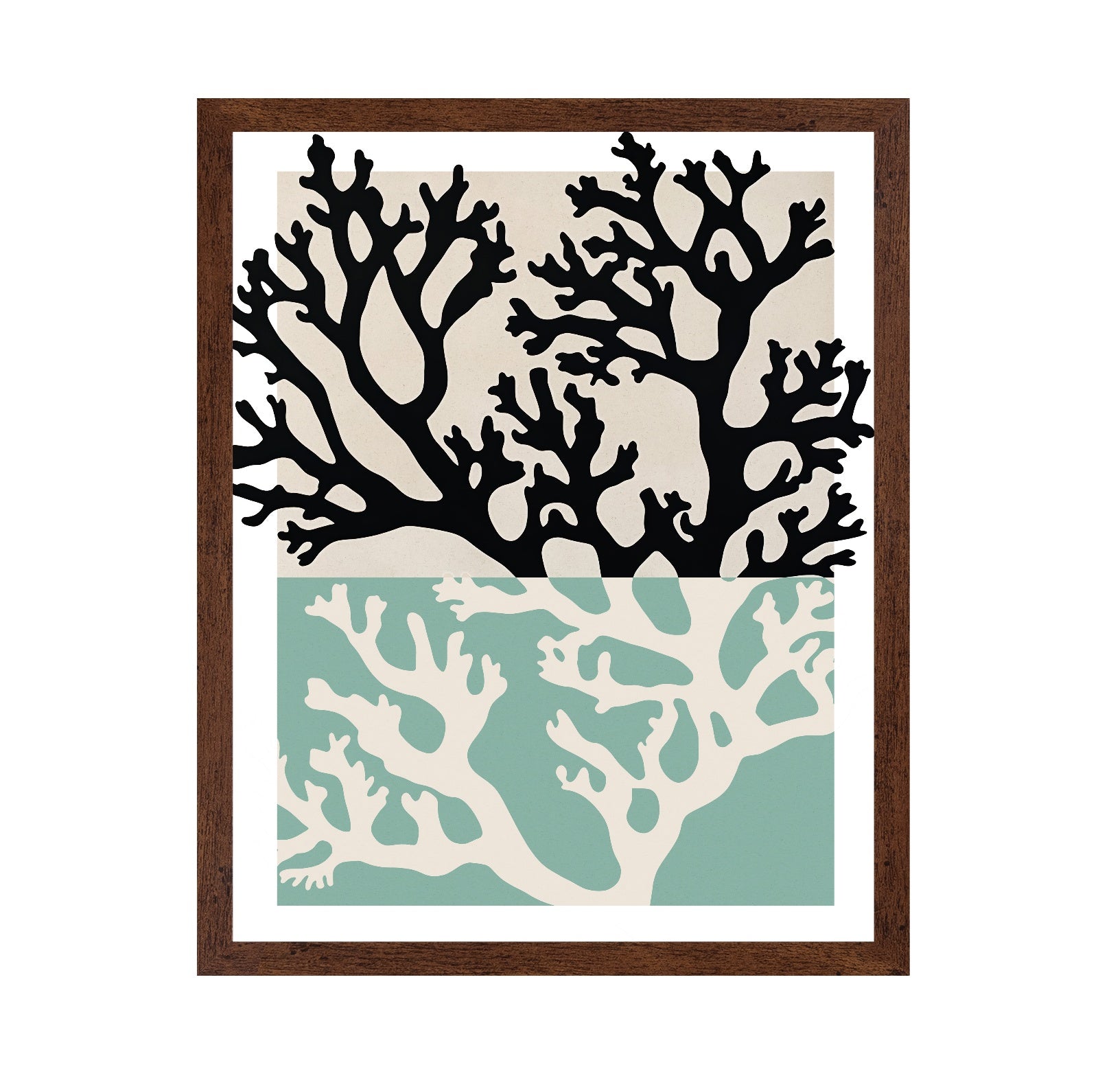 Coral Reef Silhouette