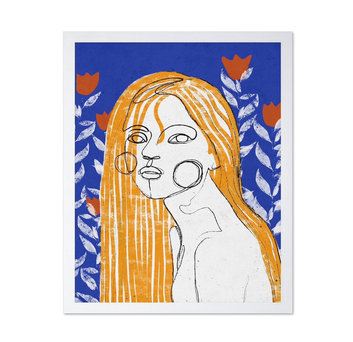 Golden Hair Portrait No1