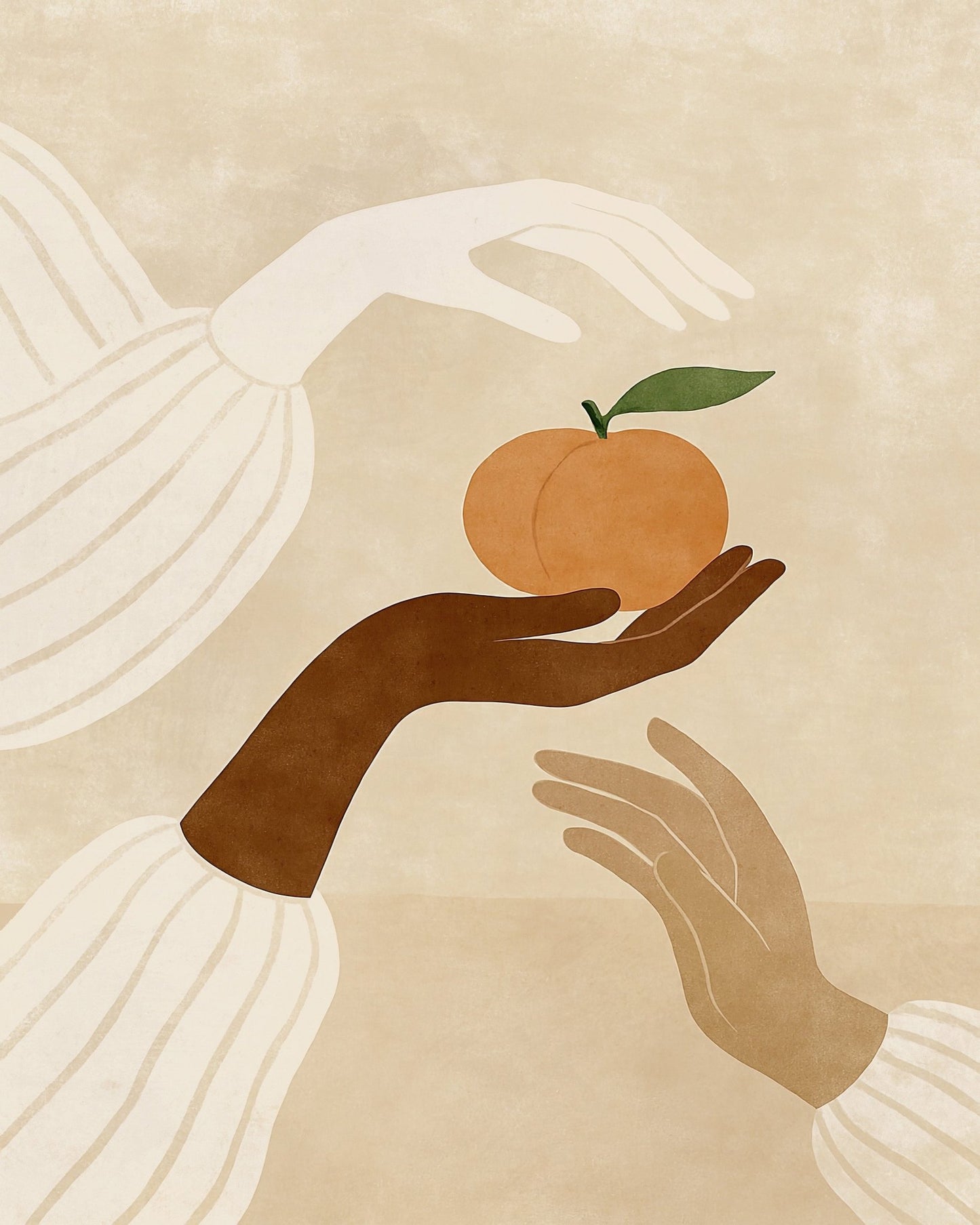 Hand Offering Fruit