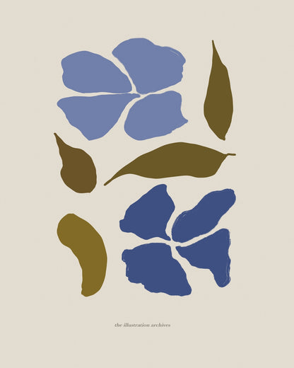 Minimal Floral Shapes