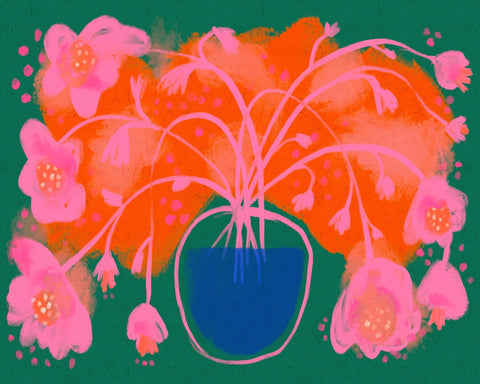 Neon Floral Bouquet