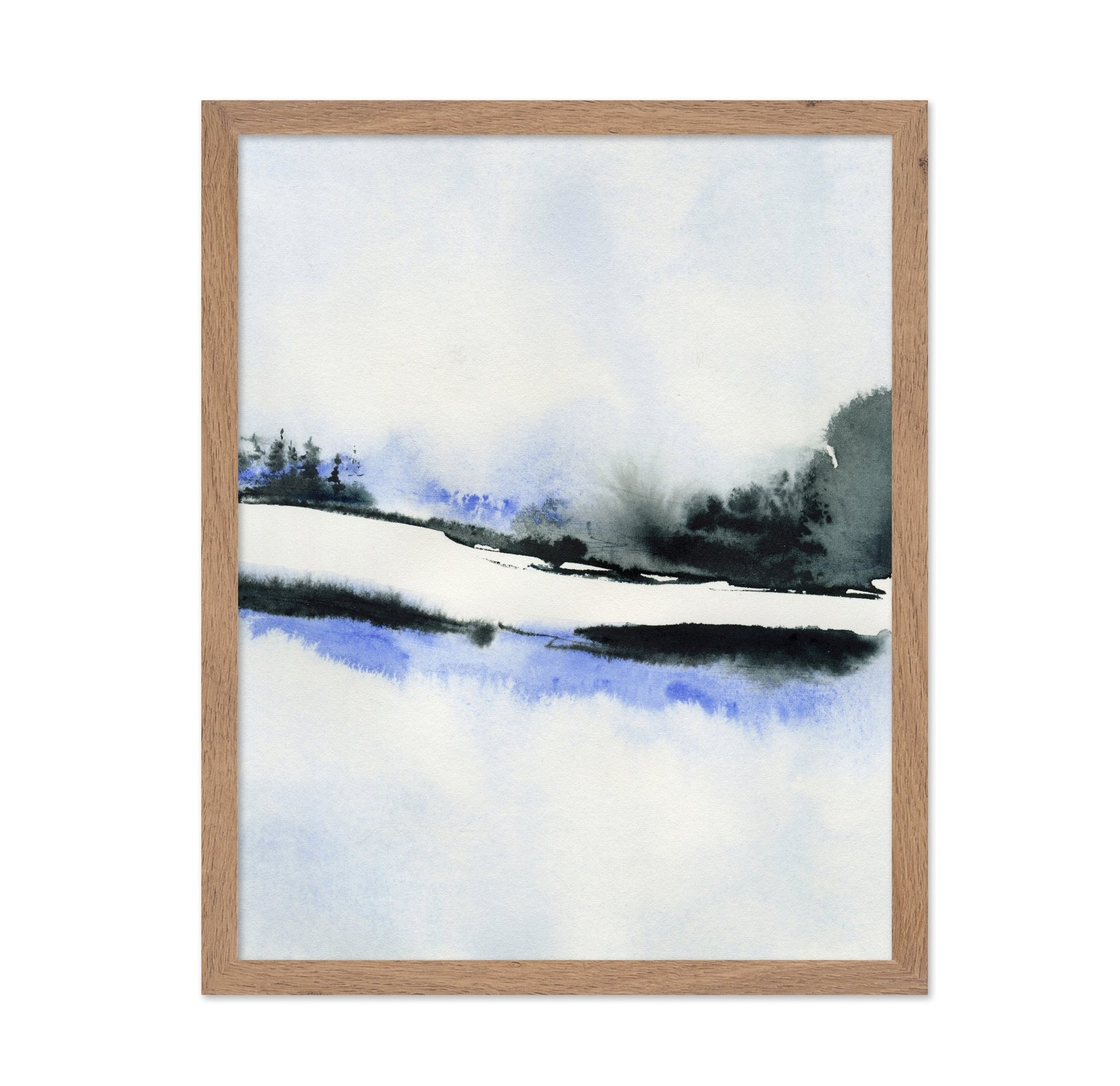 Misty Blue Landscape No2