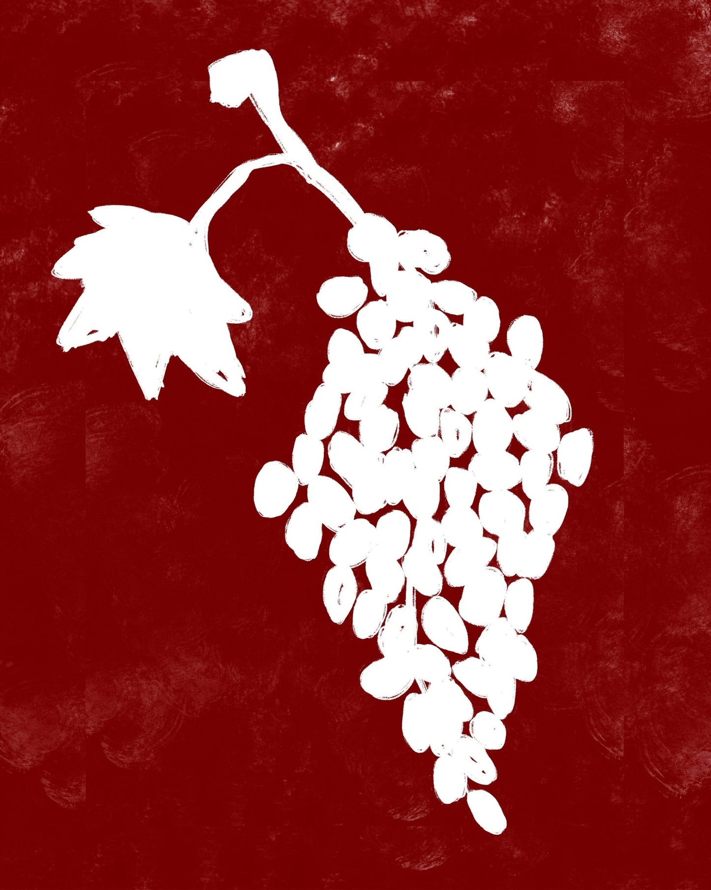 Red Grape Silhouette