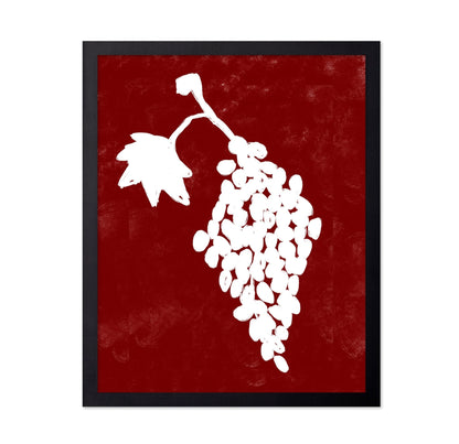 Red Grape Silhouette
