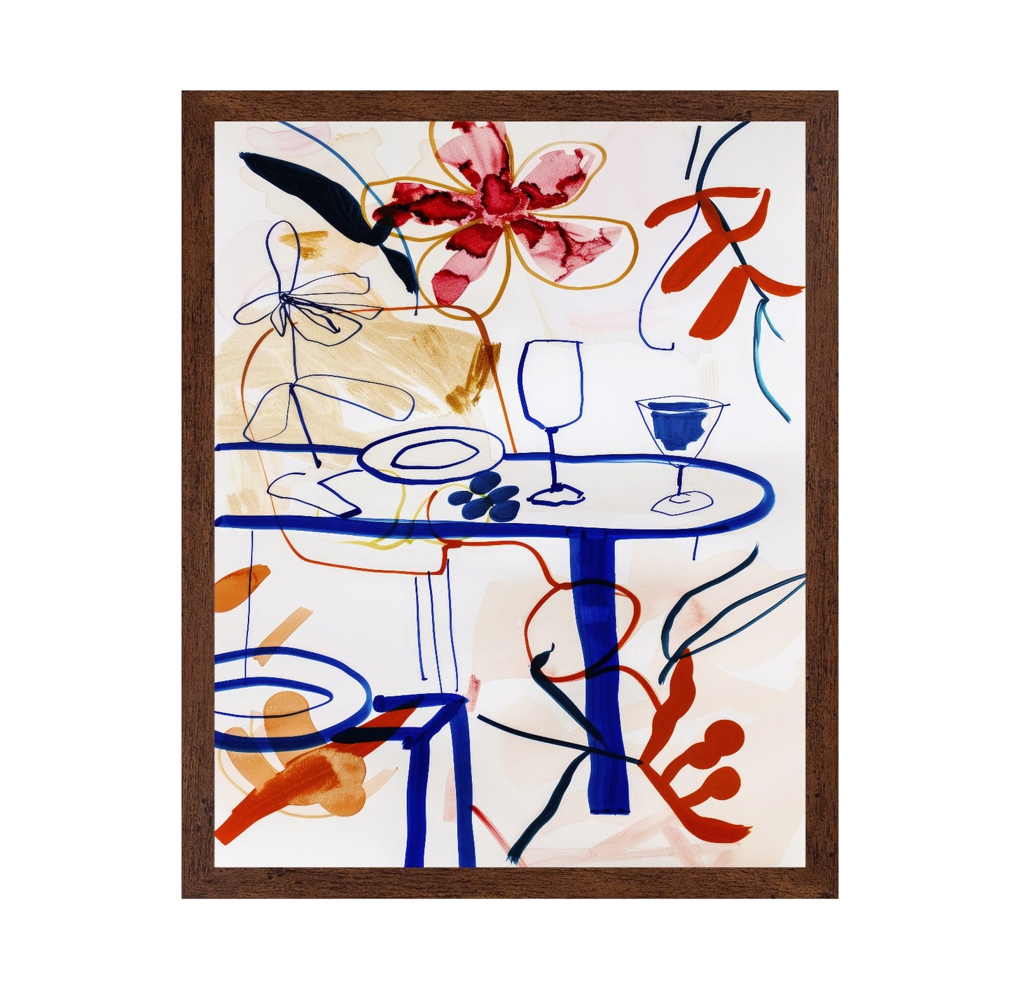 Abstract Dining Scene