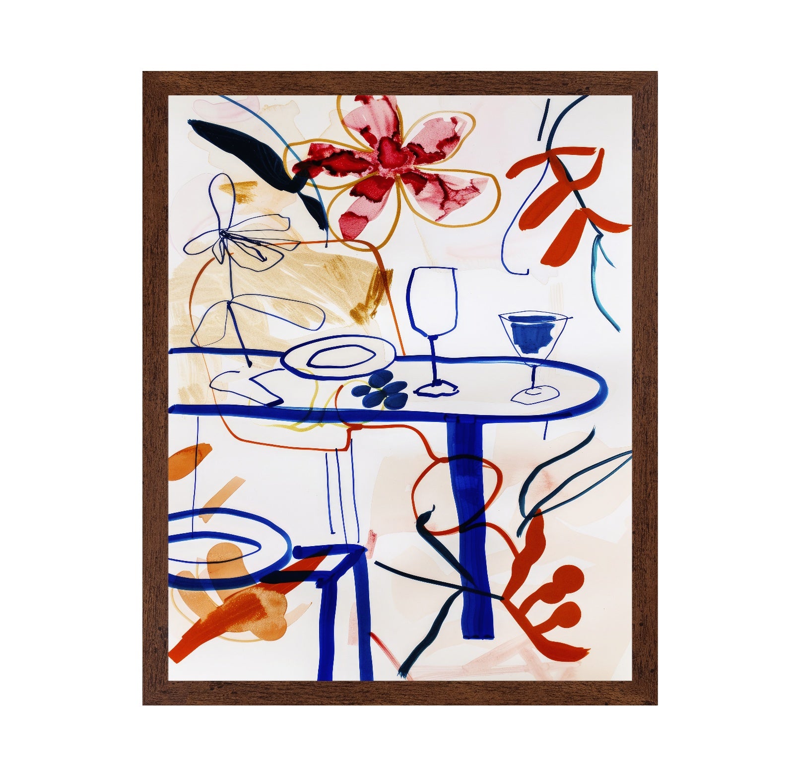 Abstract Dining Scene