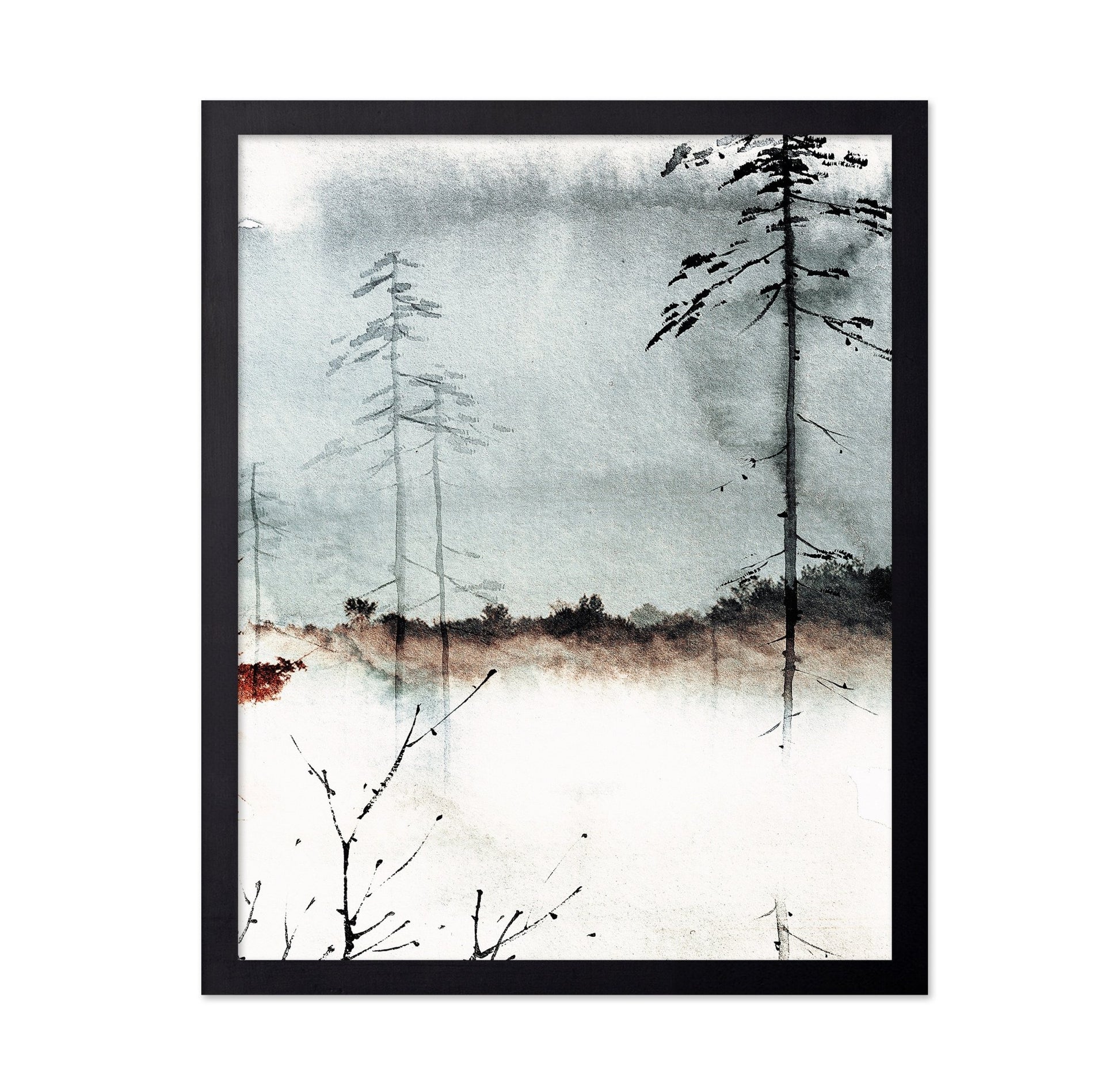 Misty Pine Forest No3