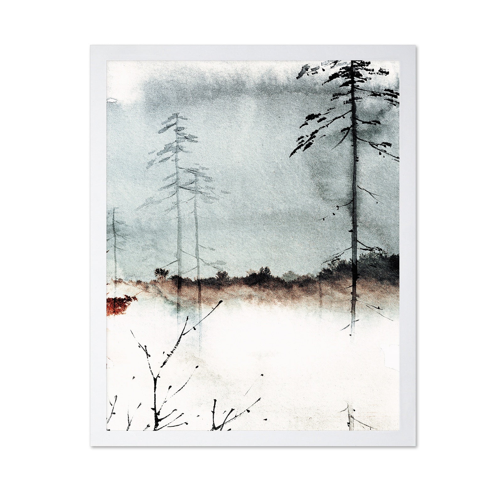 Misty Pine Forest No3