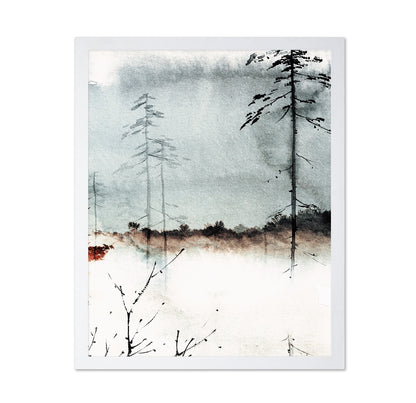 Misty Pine Forest No3