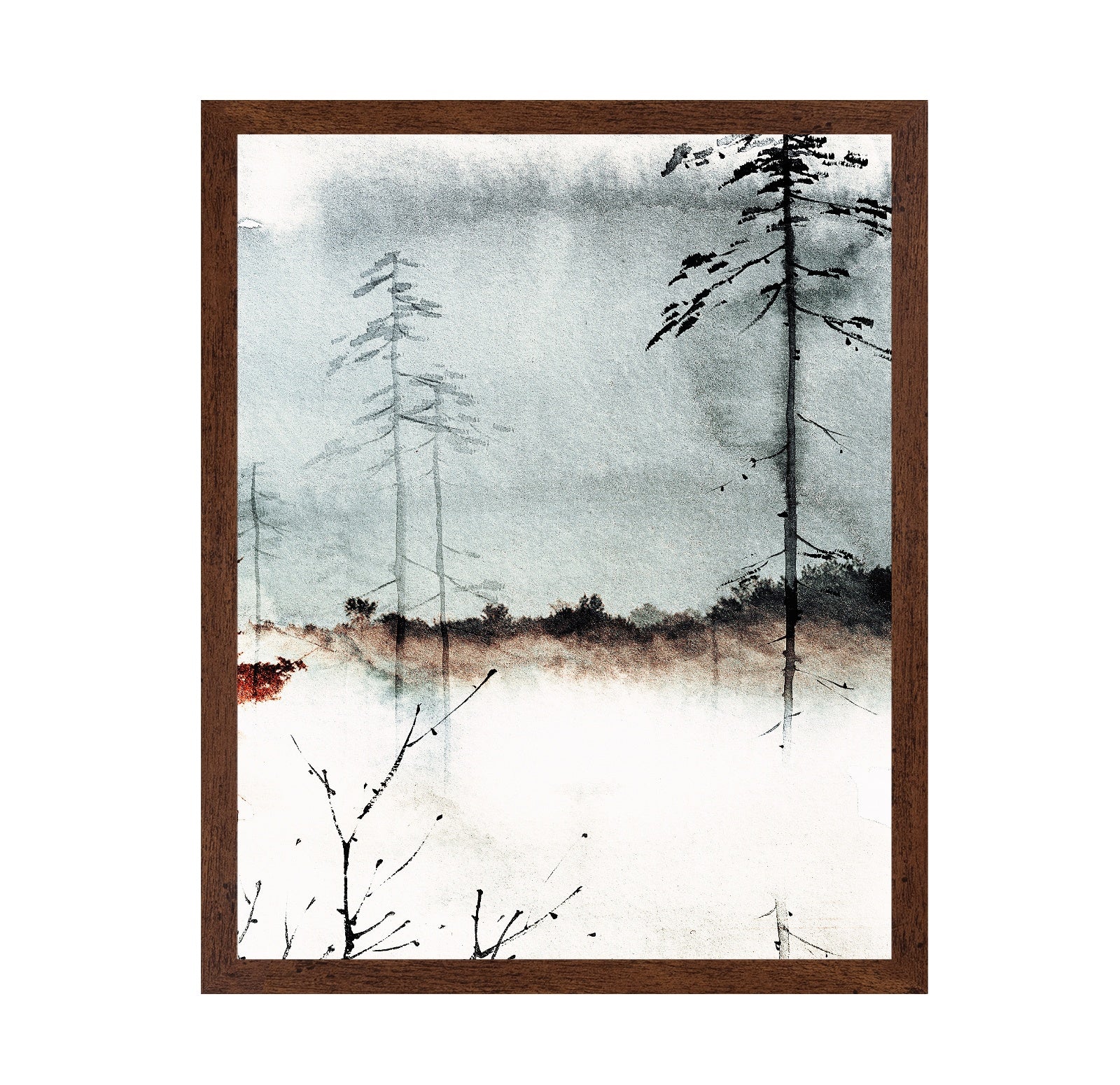 Misty Pine Forest No3