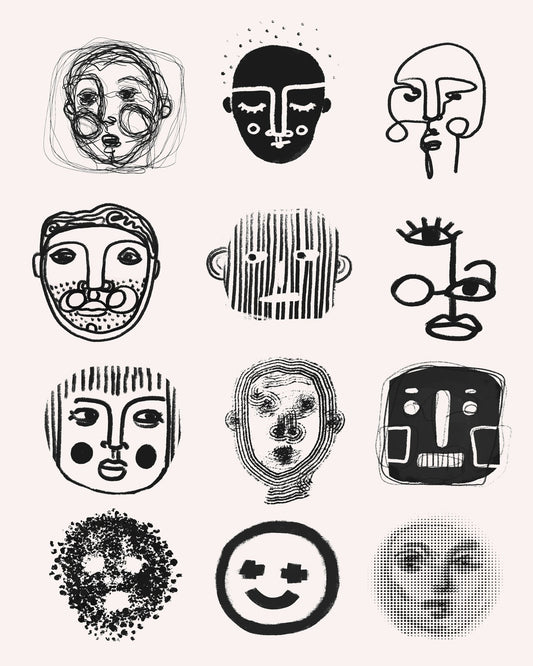 Abstract Face Grid