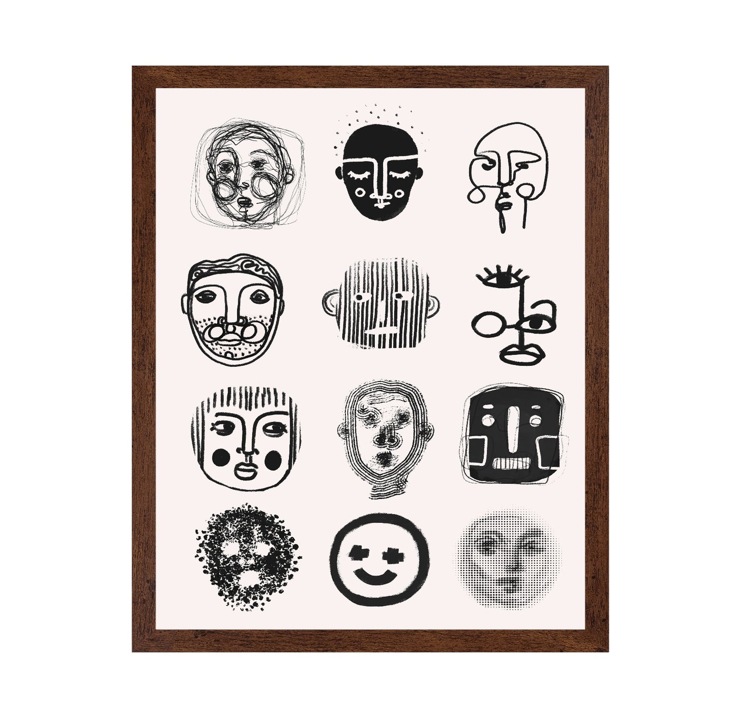 Abstract Face Grid