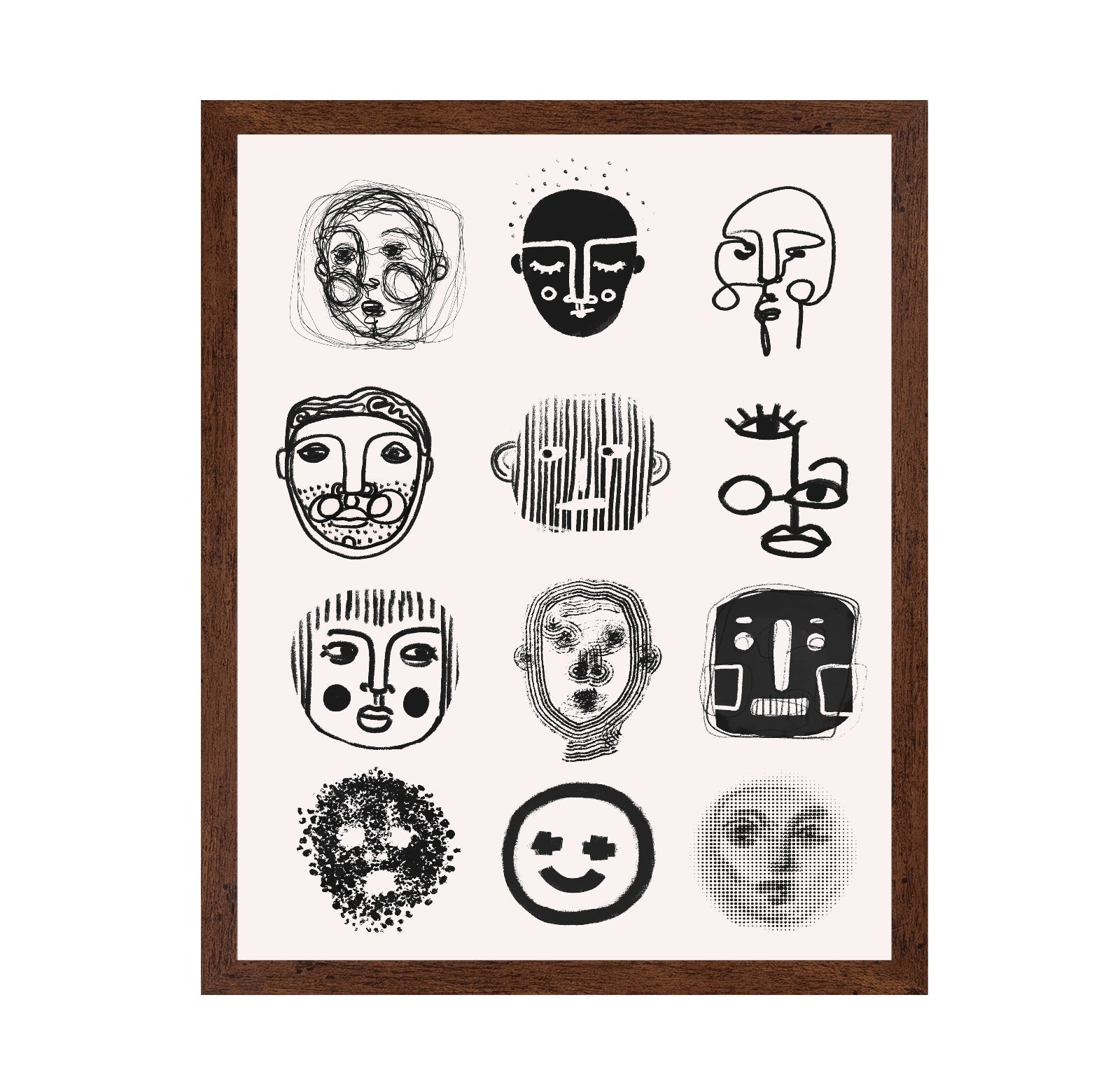 Abstract Face Grid