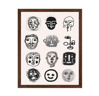 Abstract Face Grid