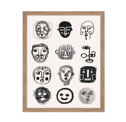 Abstract Face Grid
