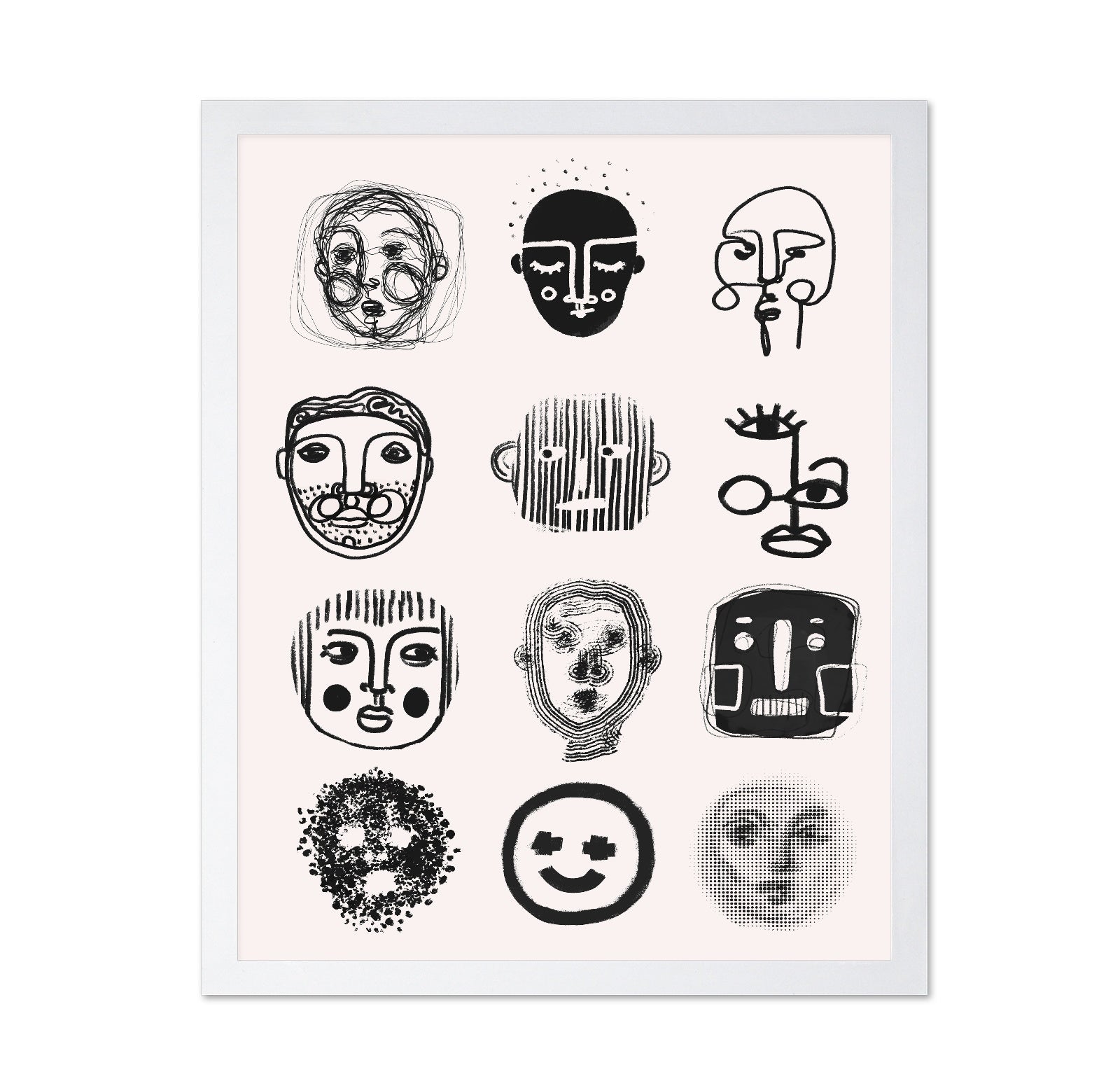 Abstract Face Grid
