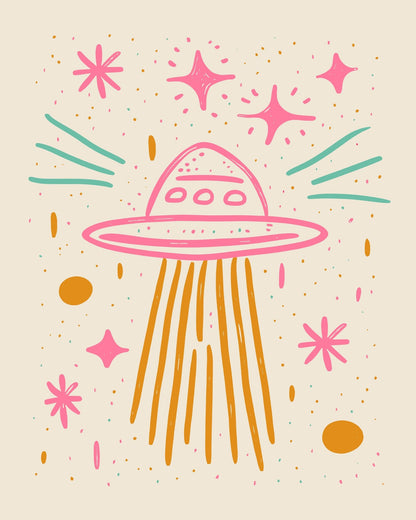 Retro UFO Beam