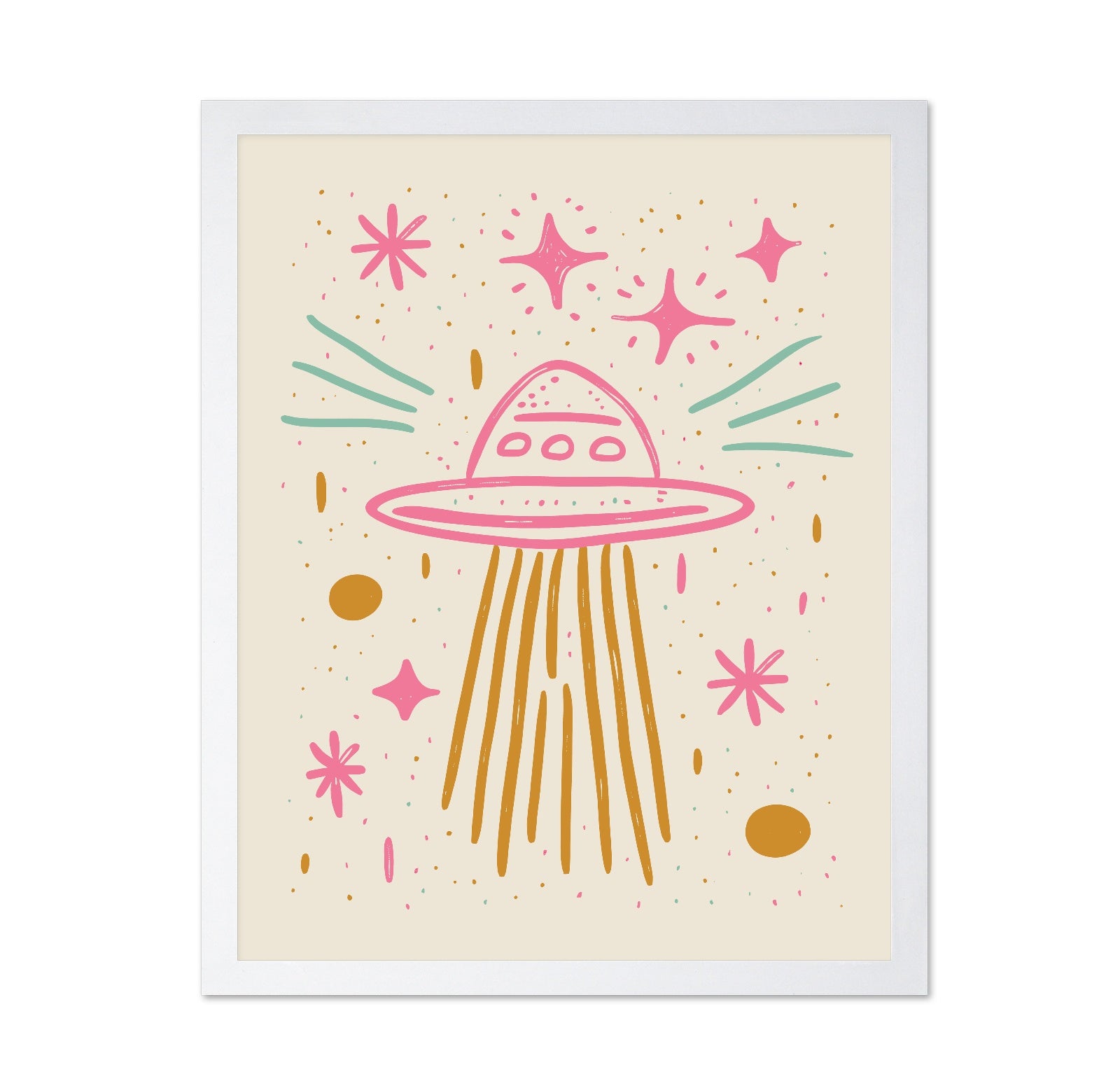 Retro UFO Beam