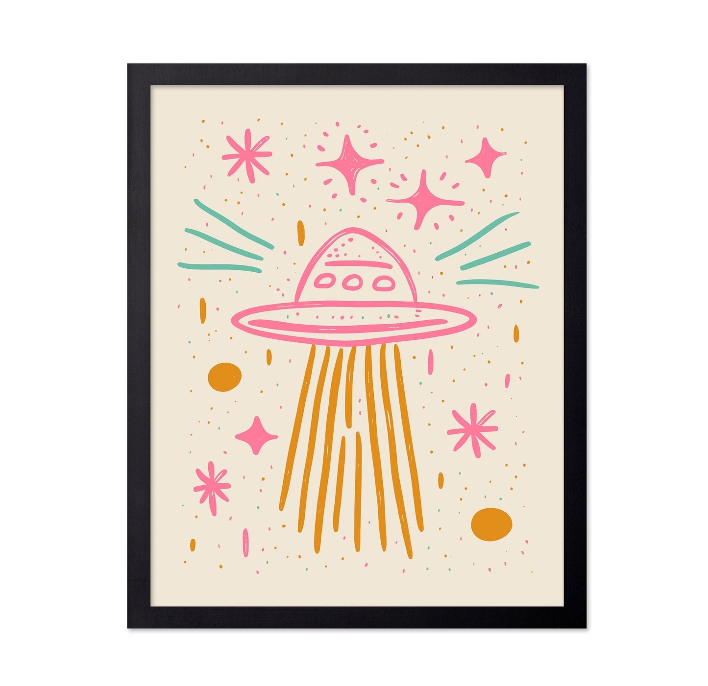 Retro UFO Beam