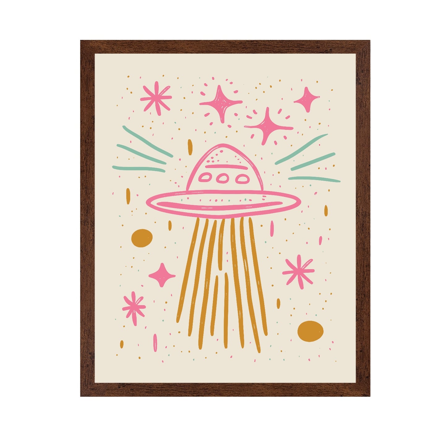 Retro UFO Beam