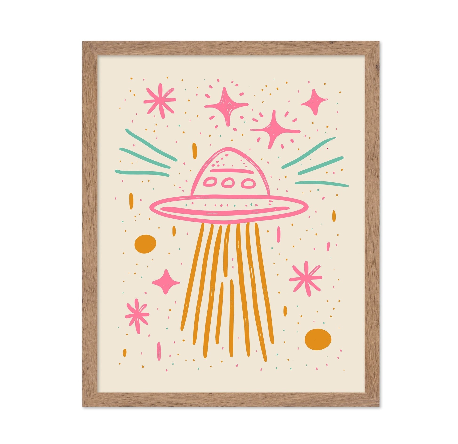 Retro UFO Beam