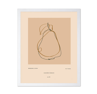 Minimal Pear Outline