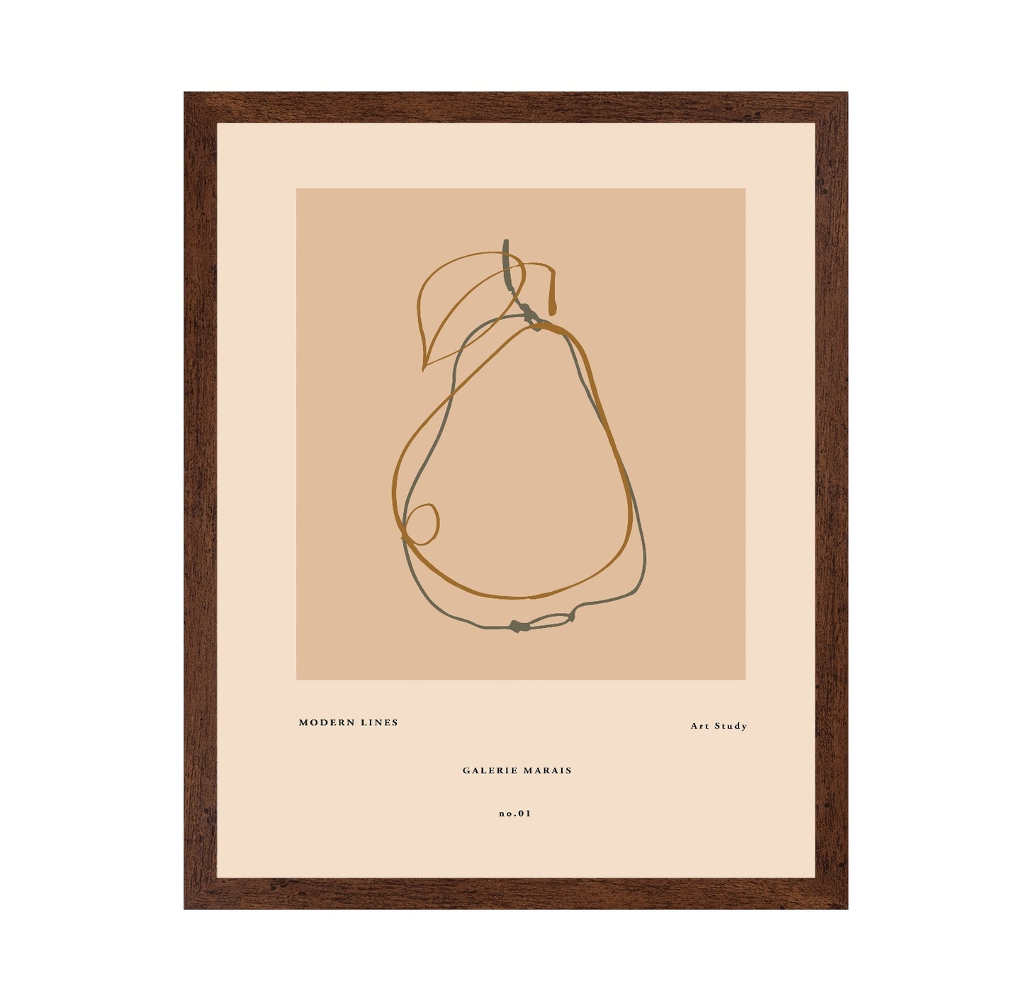 Minimal Pear Outline