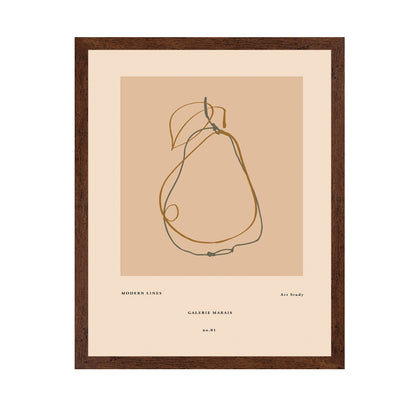 Minimal Pear Outline
