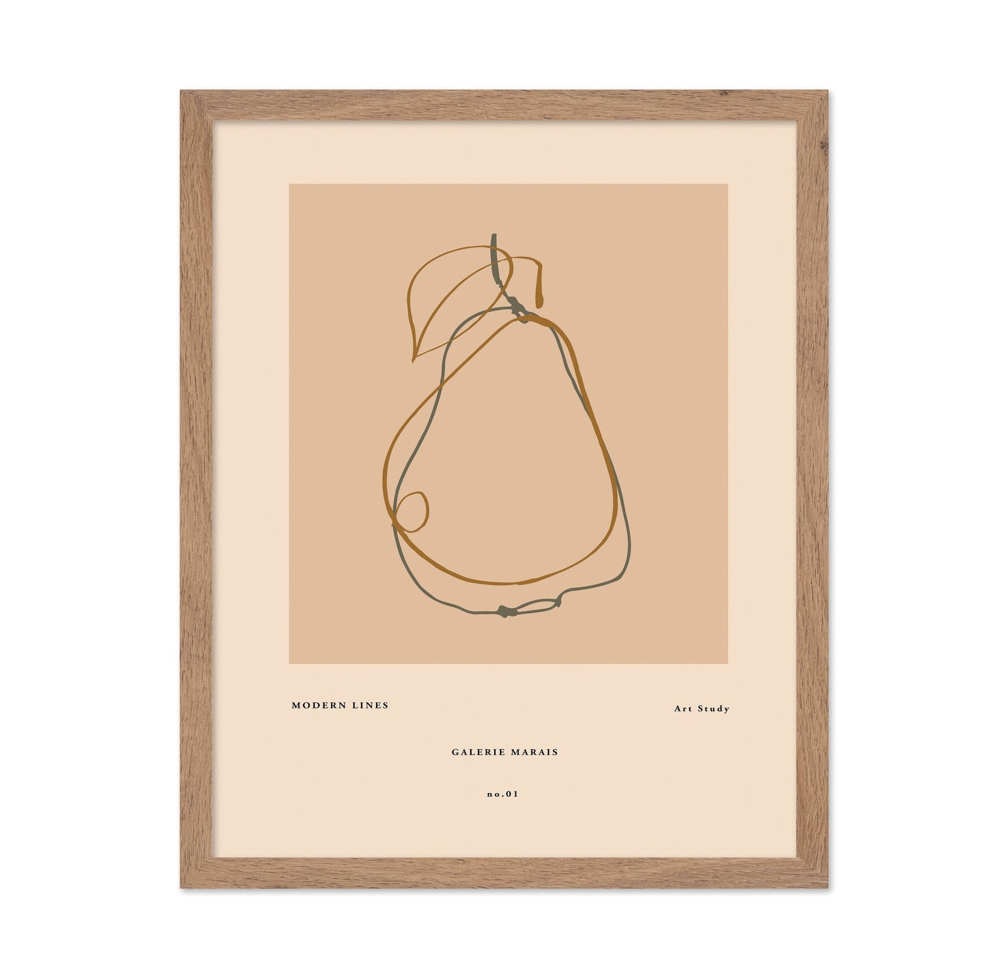 Minimal Pear Outline