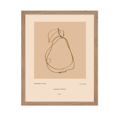 Minimal Pear Outline