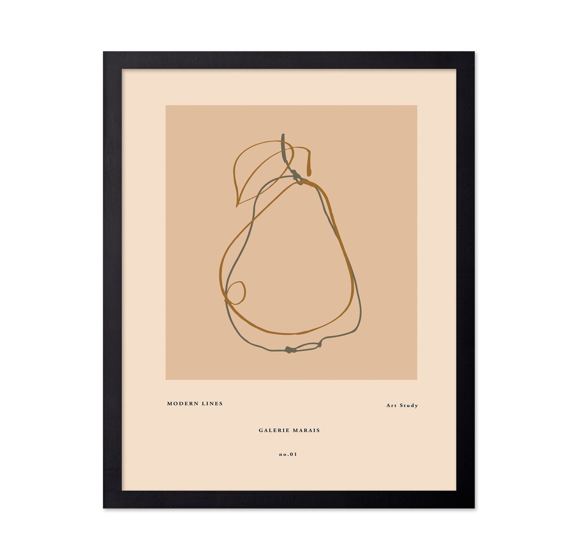 Minimal Pear Outline