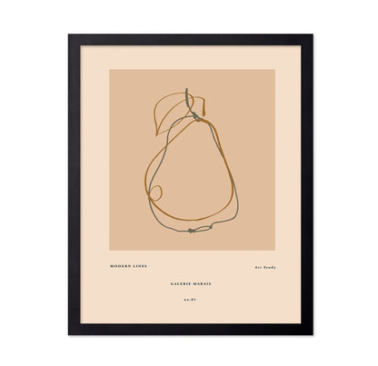 Minimal Pear Outline